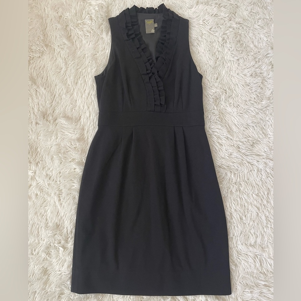 Just Taylor Ruffle Sheath Dress